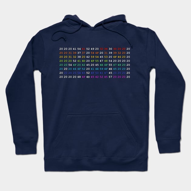 128 Bytes of ZeroPage Homebrew Hoodie by ZeroPage Homebrew